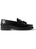 Tod's - Polished-Leather Tasselled Loafers - Black