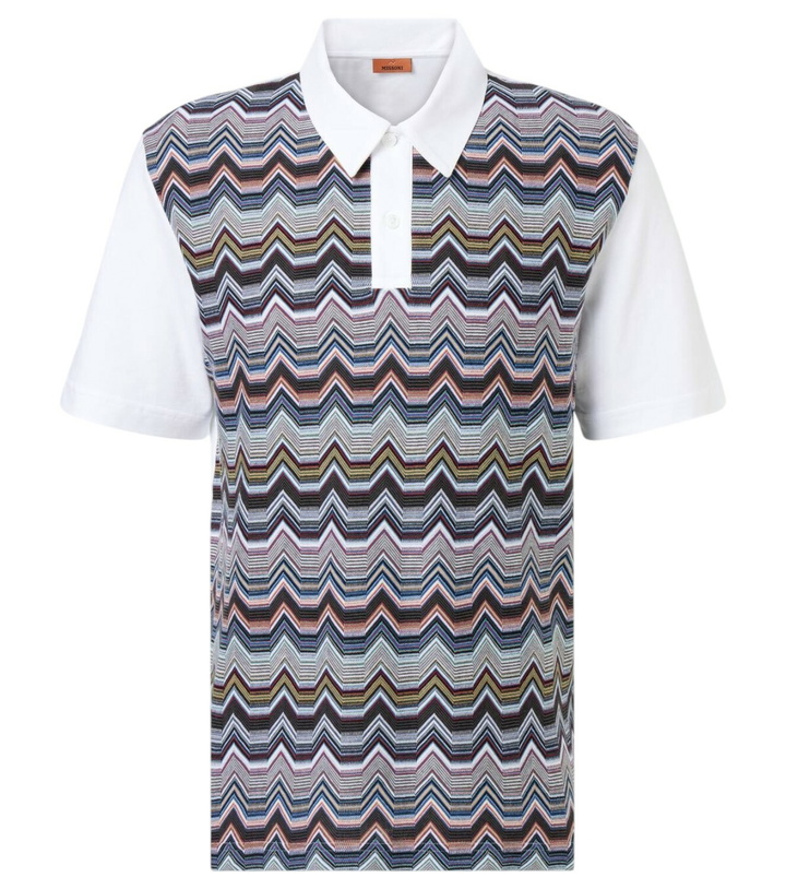 Photo: Missoni Zigzag cotton polo shirt