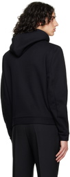 Random Identities Black Embroidered Hoodie