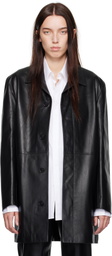 Calvin Klein Black Halo Leather Jacket
