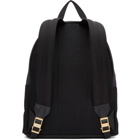 Fendi Black and Gold Bag Bugs Backpack