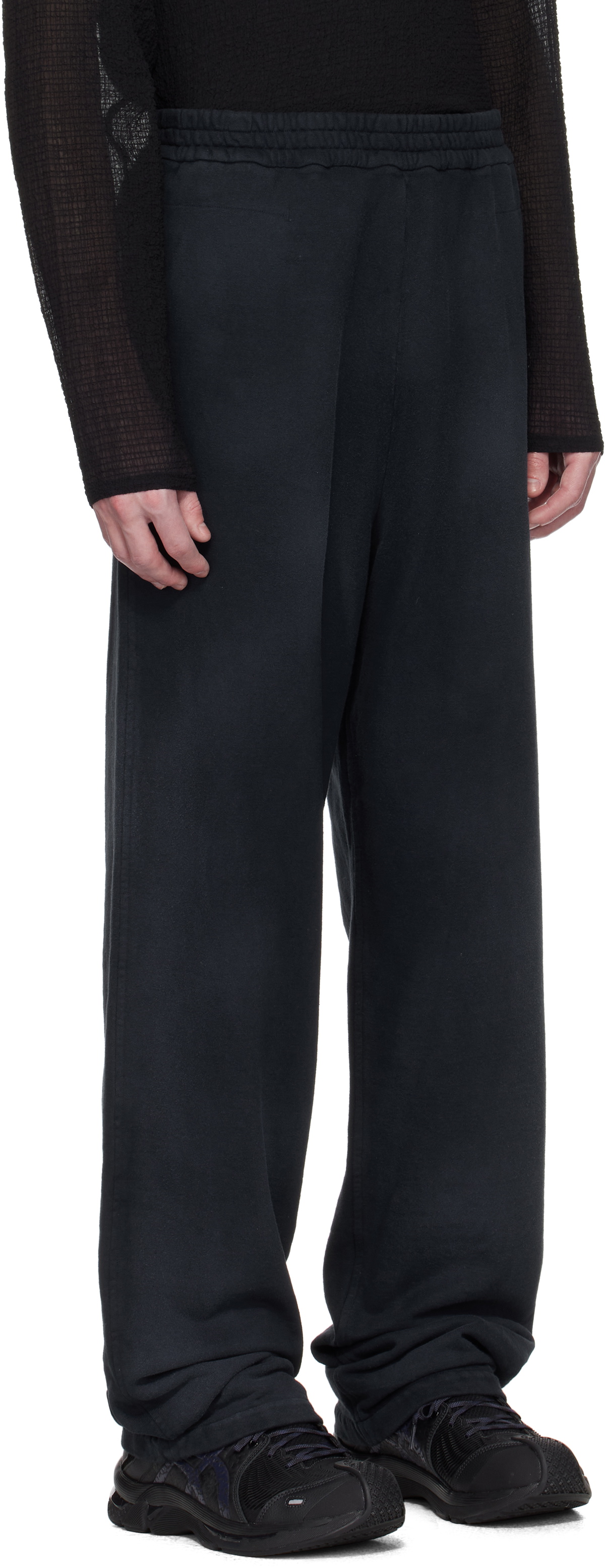 Omar Afridi Navy Riveted Lounge Pants