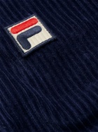 Oliver Spencer - FILA Benedict Ribbed Cotton-Blend Jersey Polo Shirt - Blue