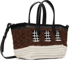 JW Anderson Brown Mini Belt 'House' Bag