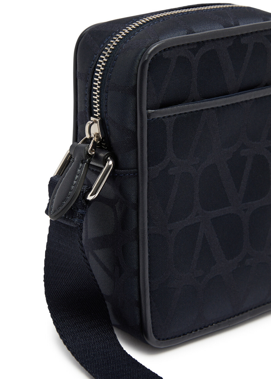 Valentino Toile Iconographe Logo Satin Cross-body bag - Blue - One Size