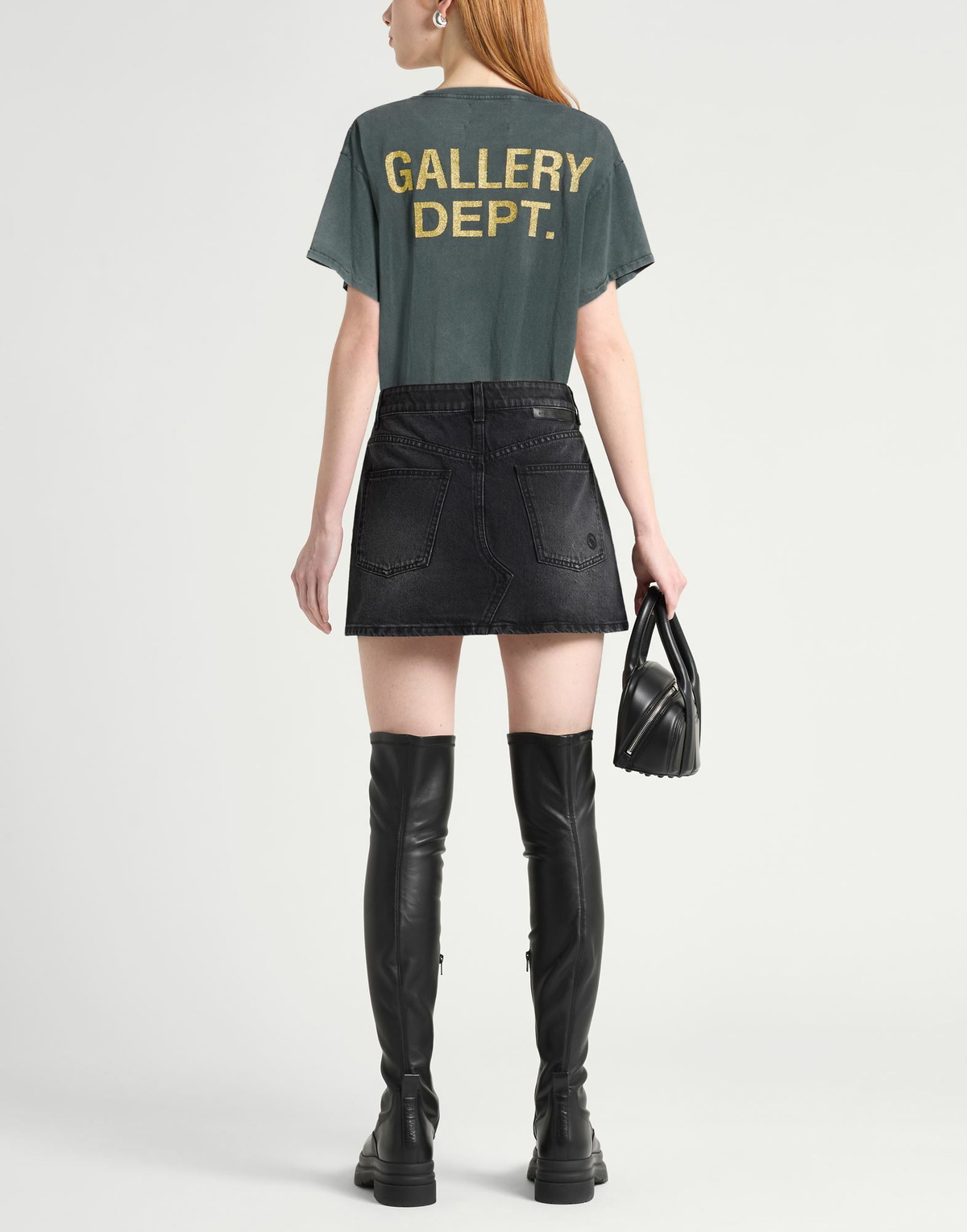 Gallery Dept. Womens T-shirt Charcoal