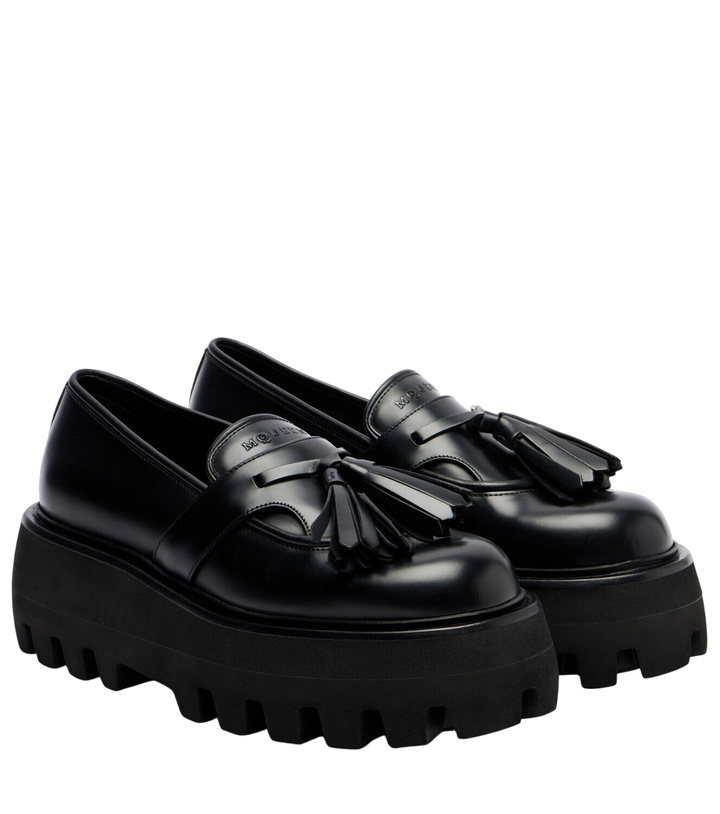 Photo: McQueen Sofa leather platform loafers