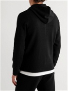 Theory - Wool and Cashmere-Blend Hoodie - Black