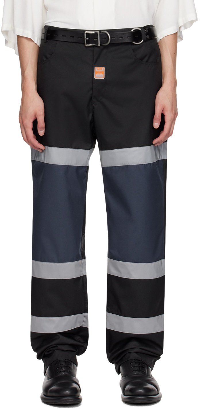 Photo: Martine Rose Black & Navy Safety Trousers