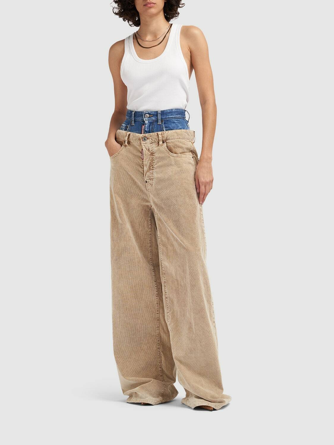 DSQUARED2 - Twin Pack Wide Corduroy Pants