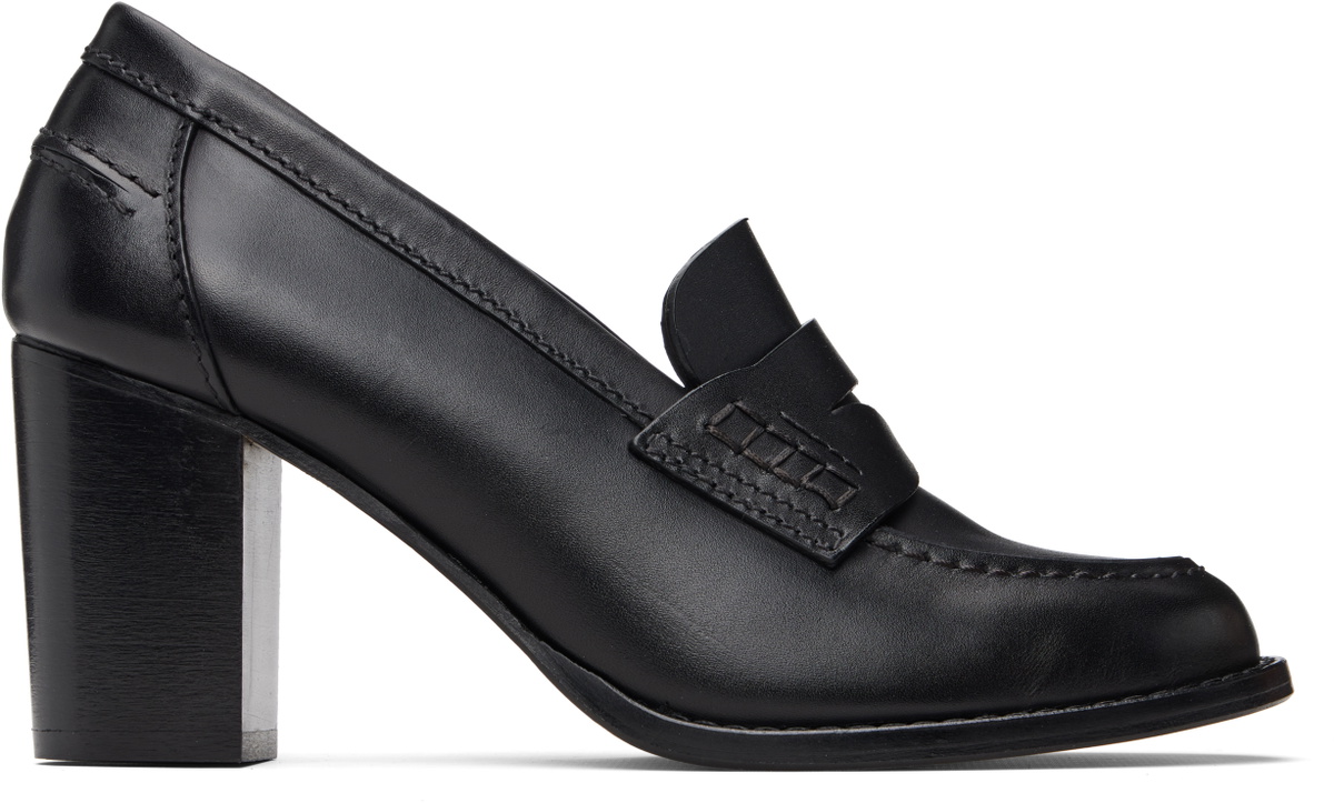 A.P.C. Black Moc Heels