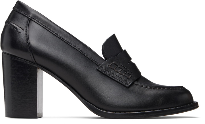 Photo: A.P.C. Black Moc Heels