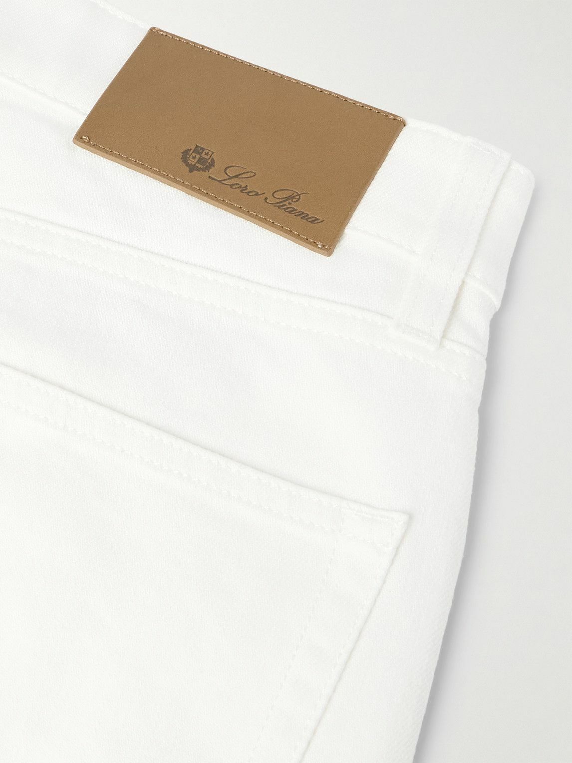 Loro Piana - Quarona Slim-Fit Straight-Leg Jeans - White