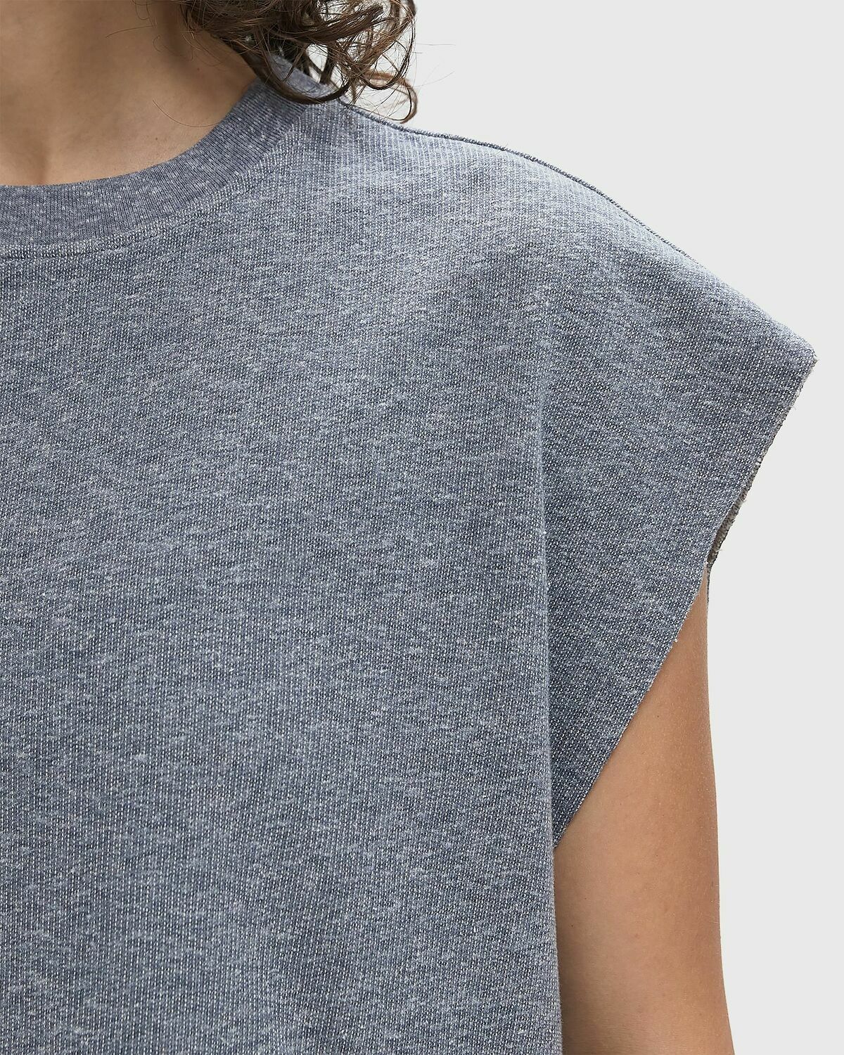 American Vintage OFYBOW Blue Womens Sweatshirt