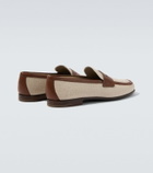 Church's Leather-trimmed loafers
