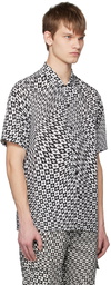 Ksubi Black & White Check Out Resort Shirt