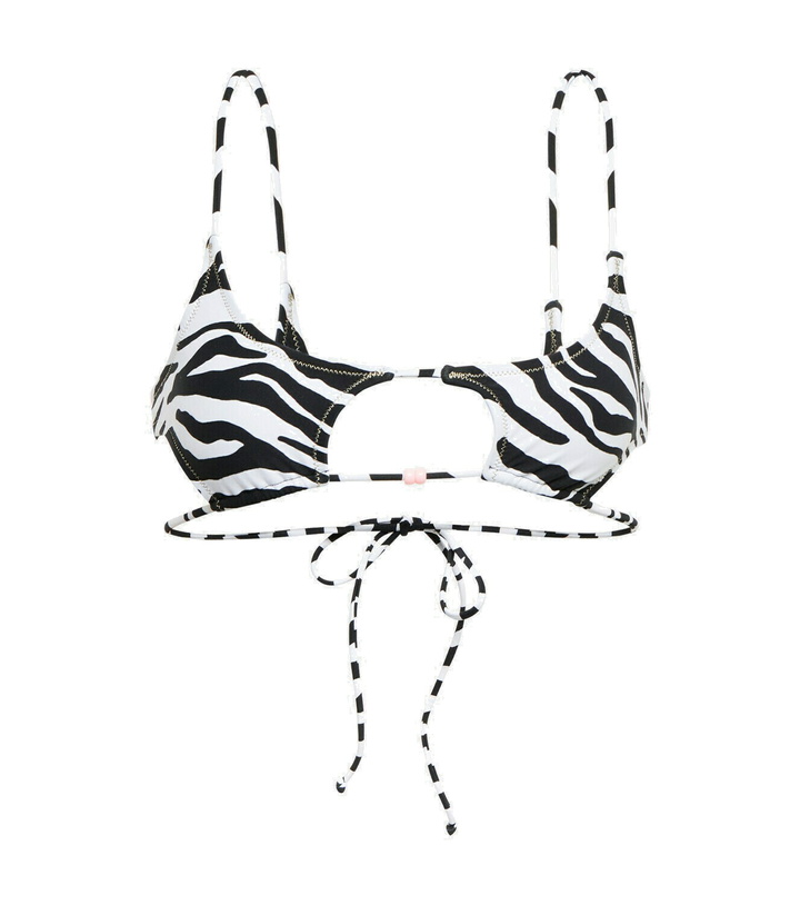 Photo: Reina Olga Theresa zebra-print bikini top