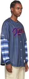 Dime Blue Polyester Shirt