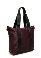 Rains Mini Rubberised Tote - Burgundy - One Size
