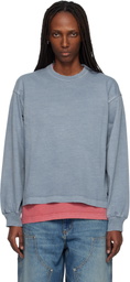 Carhartt Work In Progress Blue Long Sleeve Torion T-shirt