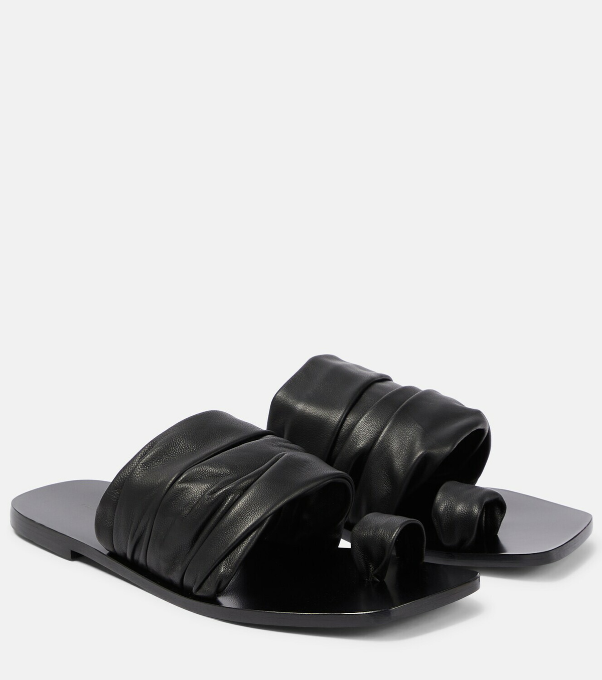 The Row Drape leather sandals The Row