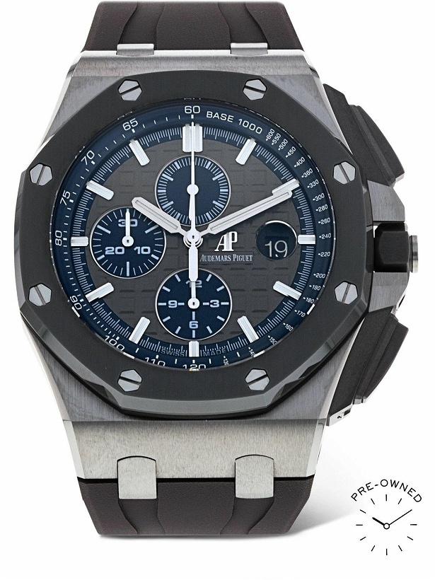 Photo: Audemars Piguet - Pre-Owned 2020 Royal Oak Offshore Automatic Chronograph 44mm Titanium and Rubber Watch, Ref. No. 26400IO.OO.A004CA.02