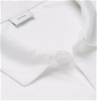 Onia - Linen-Blend Polo Shirt - Men - Off-white