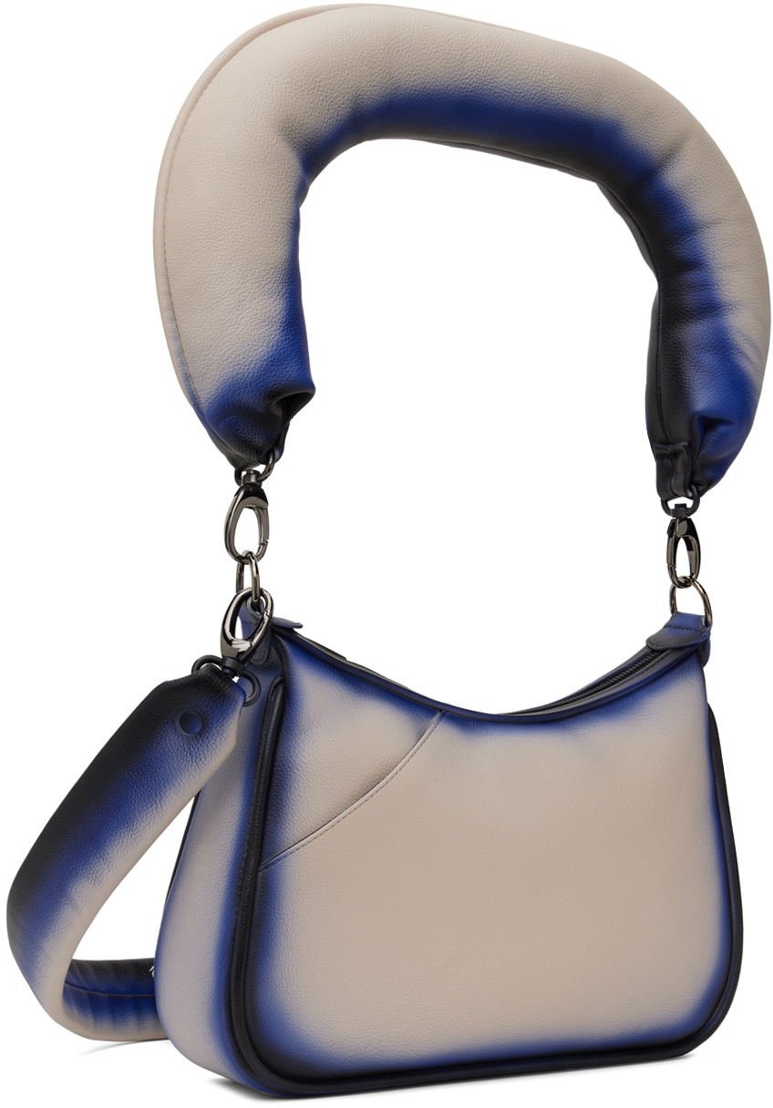 Paula Canovas Del Vas Blue & Taupe Carmen Bag