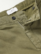 Mr P. - Cotton and Linen-Blend Twill Chinos - Green