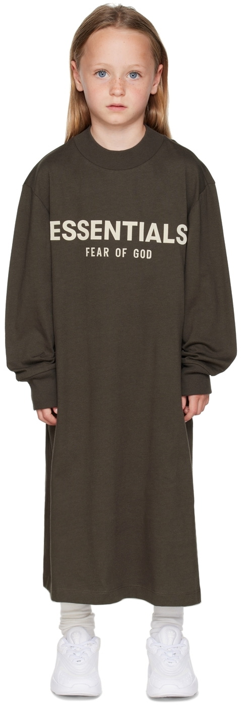 Essentials Kids Gray Logo T-Shirt Dress Essentials