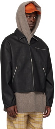 Acne Studios Black Zip Jacket