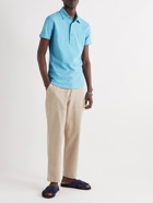 Orlebar Brown - Sebastian Cotton-Piqué Polo Shirt - Blue