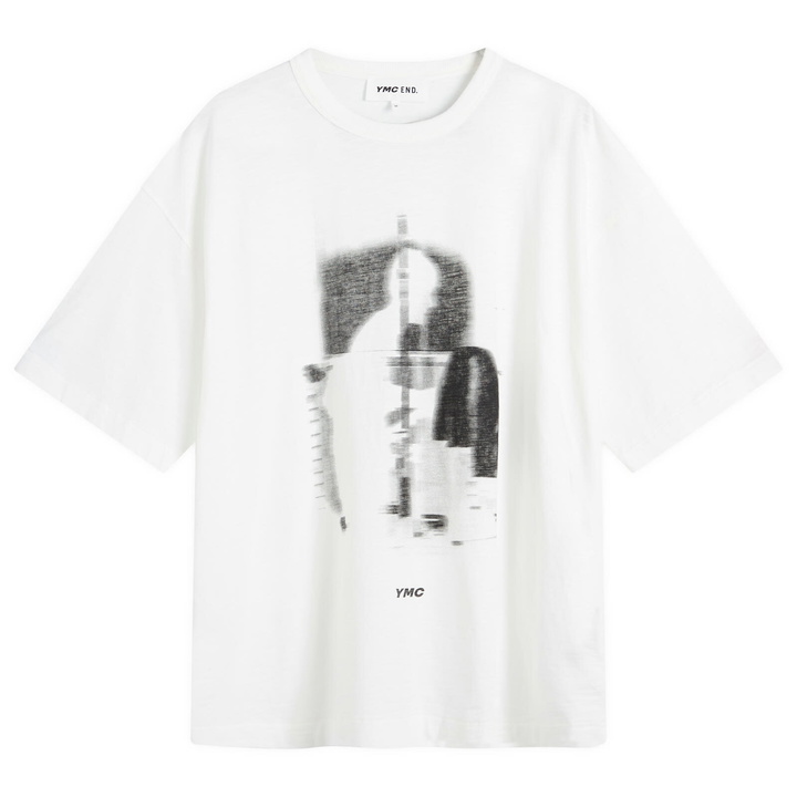 Photo: END. x YMC Graphic Triple T-Shirt in Off White