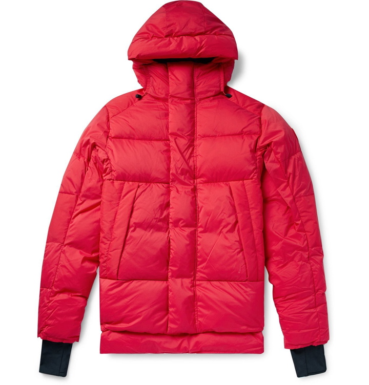 Photo: Canada Goose - Armstrong Packable Quilted Nylon-Ripstop Hooded Down Jacket - Red