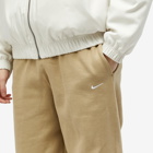Nike Men's M NRG Miusa Fleece Pant in Khaki/White
