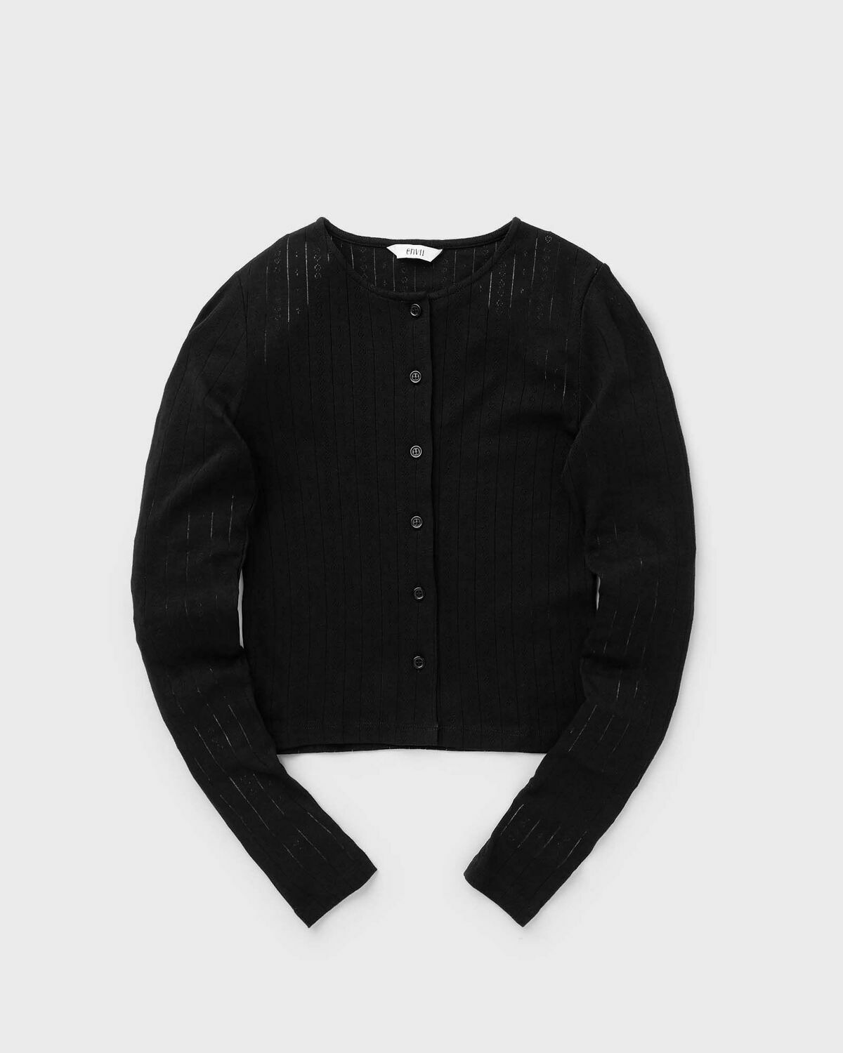 Envii Envolvi Ls Cardigan  7090 Black Zippers & Cardigans