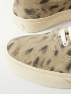 TOM FORD - Jude Cheetah-Print Suede Sneakers - Neutrals