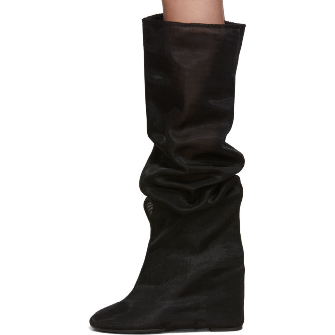 mm6 mesh ankle boots