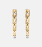 Bvlgari B.zero1 18kt gold drop earrings with diamonds