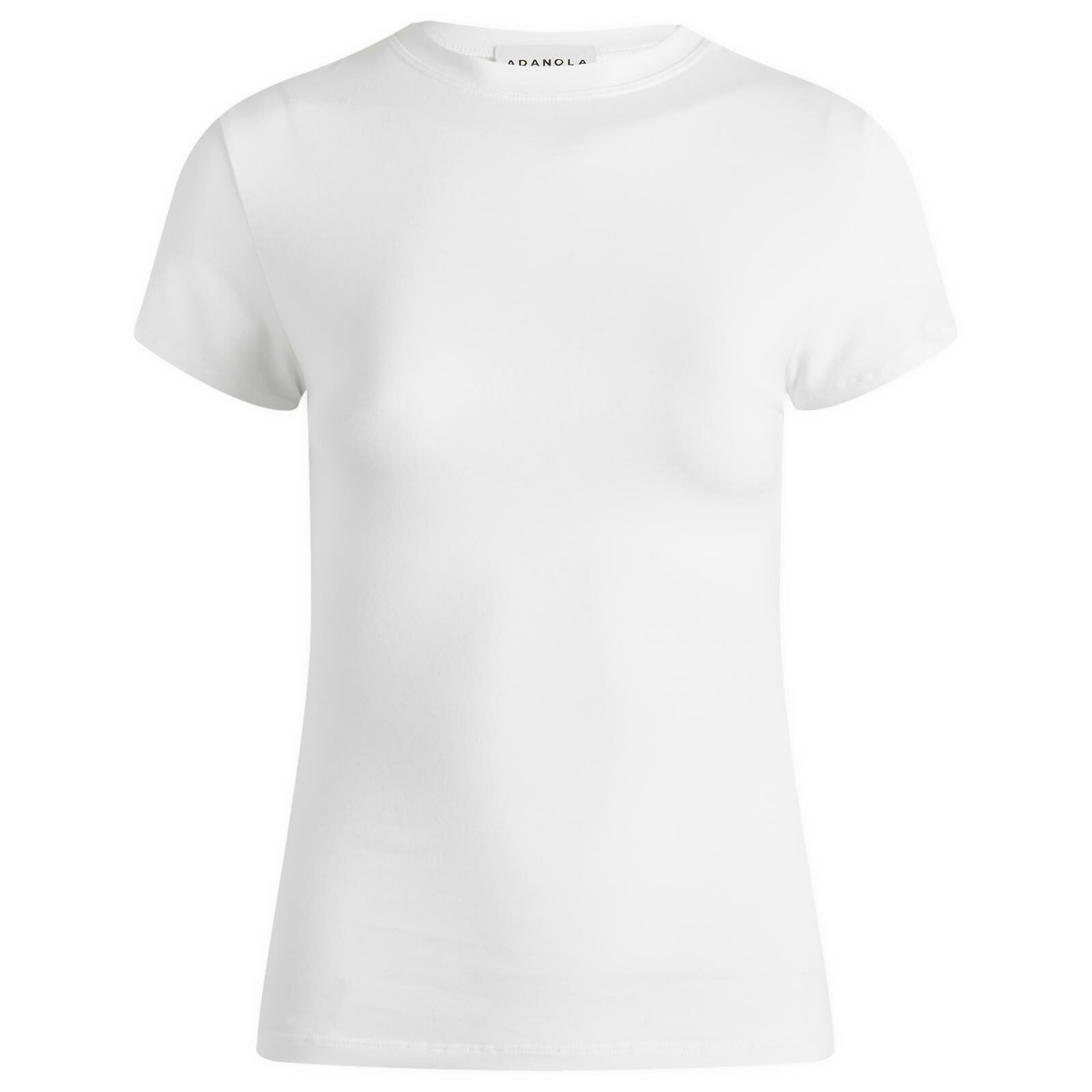 Adanola Women's Short Sleeve Top in White