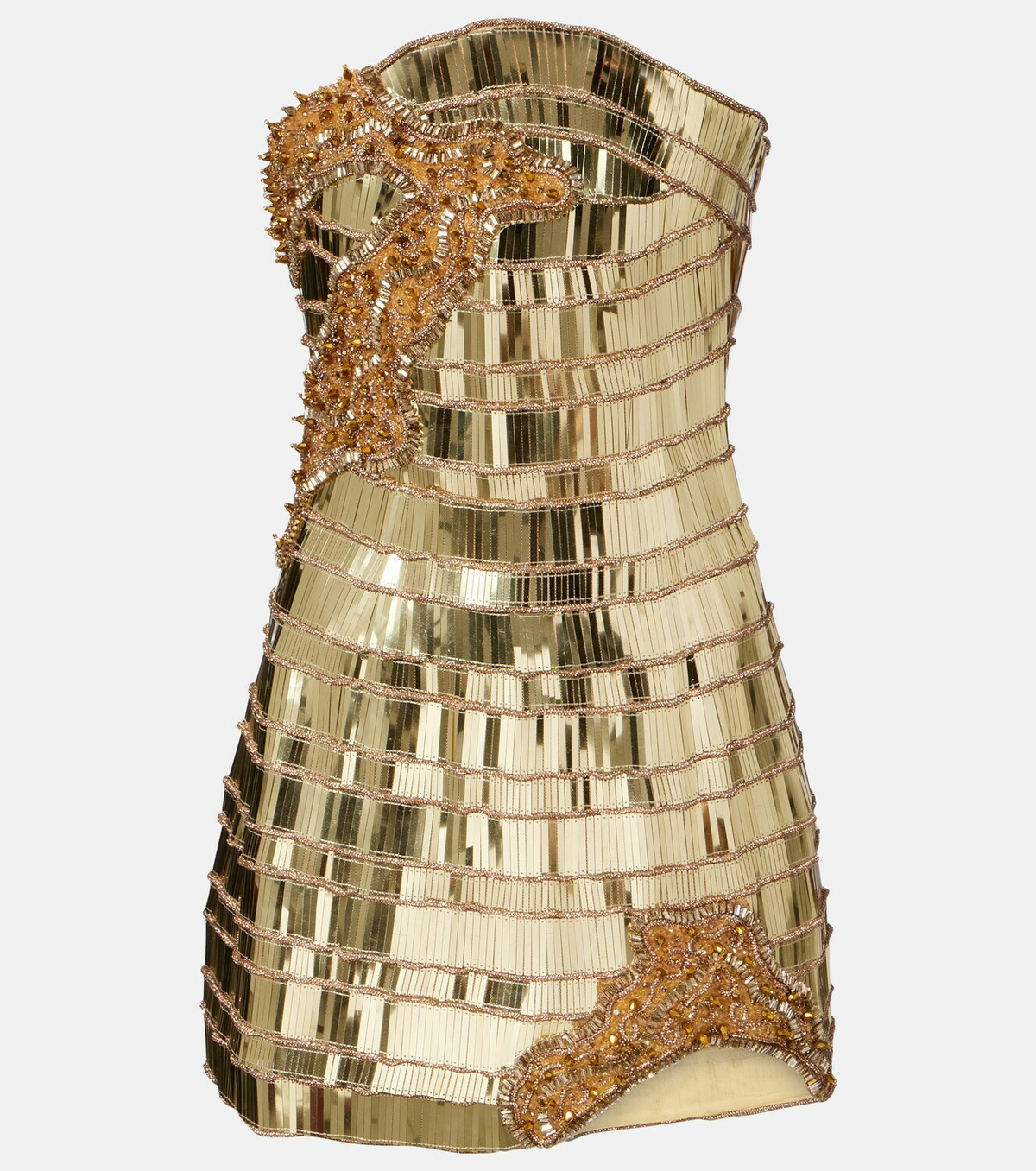 Rachel Gilbert Ariel embellished bustier dress