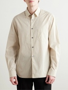 The Row - Ashford Striped Organic Cotton Shirt - Neutrals