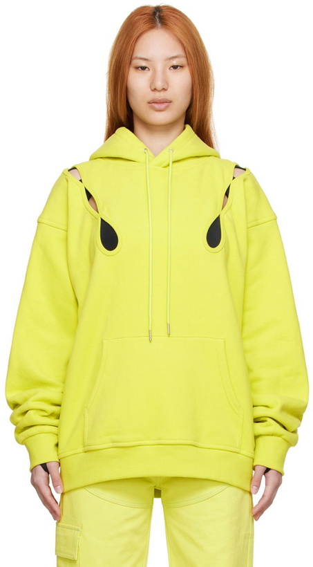 Photo: Marshall Columbia SSENSE Exclusive Green Cotton Hoodie