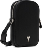 AMI Paris Black Paris Paris Vertical Camera Bag