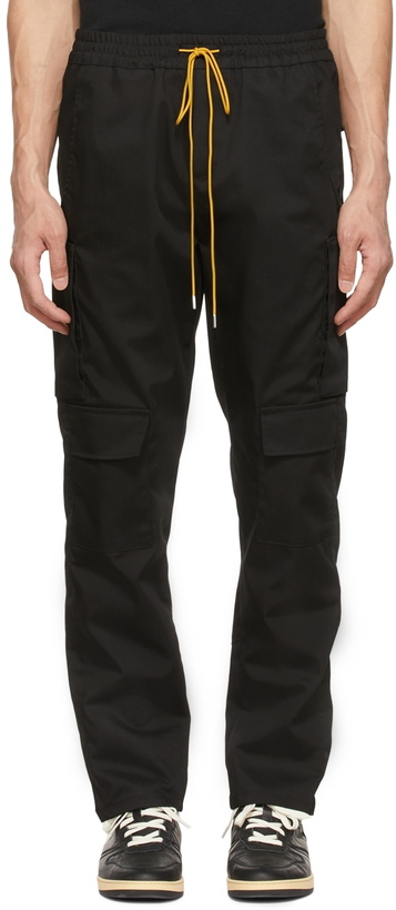 Photo: Rhude Black Cotton Cargo Pants