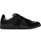 Maison Margiela - Replica Suede and Leather Sneakers - Black