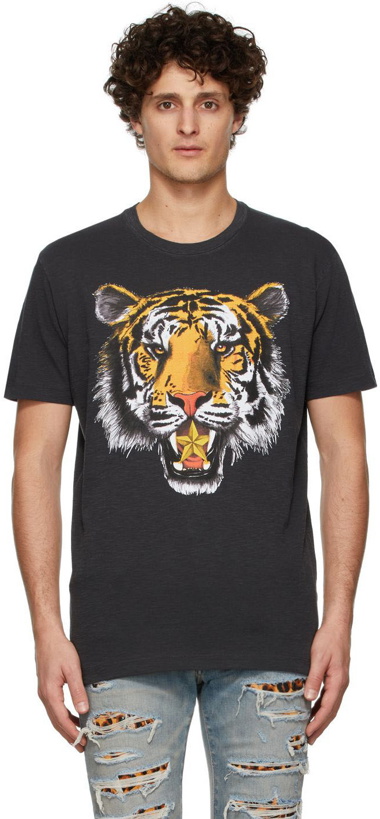 Photo: Dsquared2 Grey Tiger Cool T-Shirt
