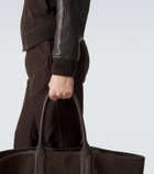 Tom Ford Leather and suede bomber jacket
