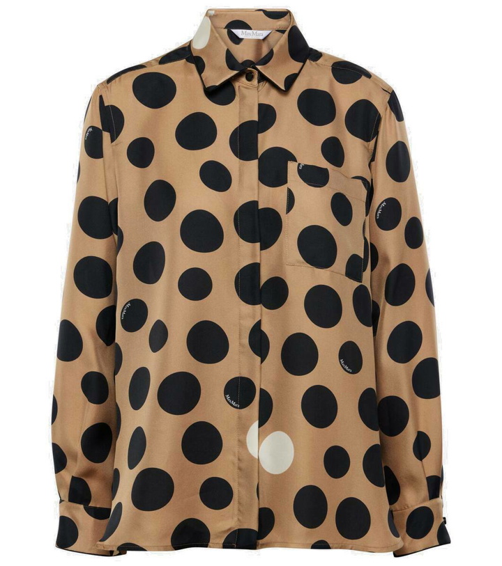 Photo: Max Mara Leo printed silk shirt