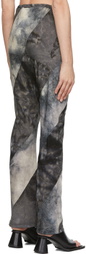 PERVERZE Gray Bias Trousers